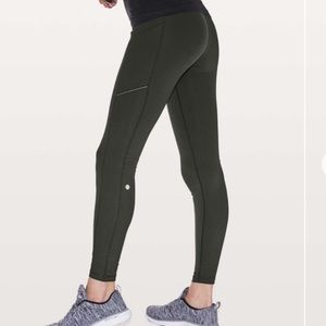 Lululemon speed up tight in evergreen size 12